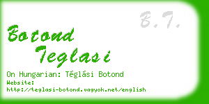 botond teglasi business card