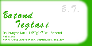 botond teglasi business card